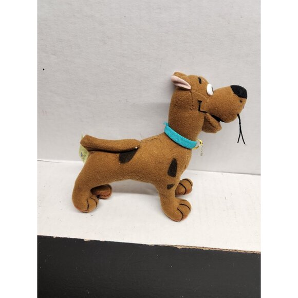 Scooby-Doo Plush Toy 6" Cartoon Network Brown Stuffed Animal With Blue Collar - Picture 3 of 8